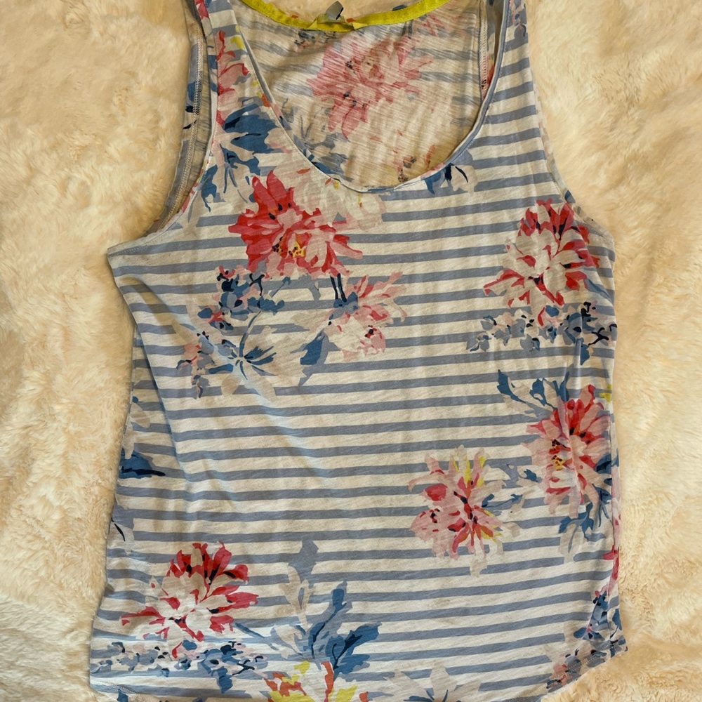 Joules floral tank